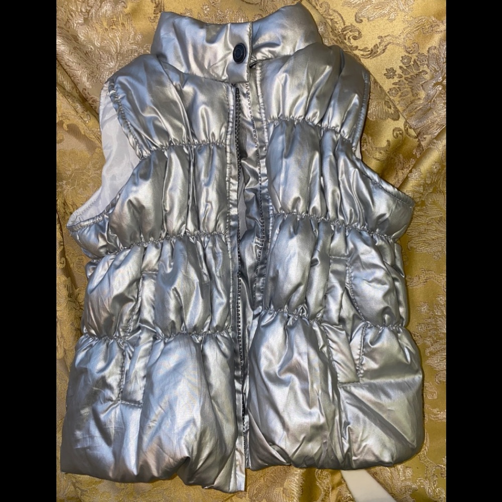 Silver BUFFALO David Bitton Girls Vest Sz 5 New